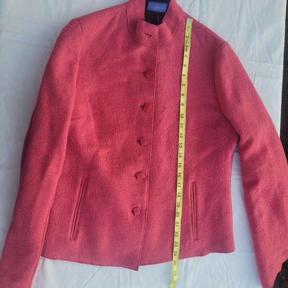 J. H. Collectibles Wool Blend Jacket Pink Women's size Medium - Picture 9 of 15